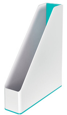 LEITZ Stehsammler WOW Duo Colour, DIN A4, Polystyrol, eisblau 53621051