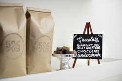 Securit Tisch-Kreidetafel MINI mit Staffelei, buche