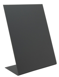 Securit Tischaufsteller L-SHAPE, DIN A7, schwarz