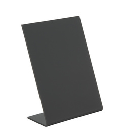 Securit Tischaufsteller L-SHAPE, DIN A7, schwarz