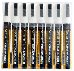 Securit Kreidemarker ORIGINAL MEDIUM, 8er Etui, Grundfarben