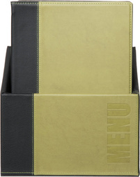 Securit Speisekarten-Mappe TRENDY, A4, hellbraun, 20er Box