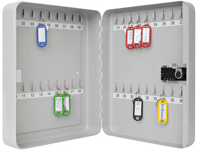 WEDO Schlüsselschrank mit mechanischem Zahlenschloss, für 36