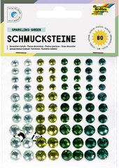 folia Schmucksteine Rainbow, selbstklebend, sortiert