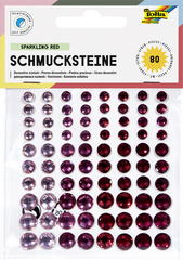 folia Schmucksteine Rainbow, selbstklebend, sortiert