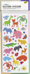 folia Glitzer-Sticker Dekozauber