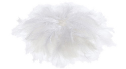 folia Flauschfedern, 100 g, weiß