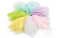 folia Flauschfedern, 100 g, weiß