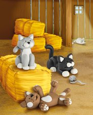 FIMO kids Modellier-Set Form & Play Cat, Level 2