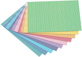 folia Motivkarton Streifen klein, 500 x 700 mm, 300 g/qm