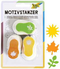 folia Motivstanzer Ganzjahresmotive, klein, Set 1