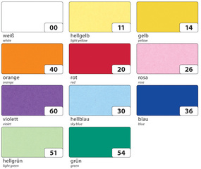 folia Transparentpapier, (B)505 x (L)700 mm, hellblau