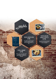 Securit Kreide- & Korktafel SILHOUETTE Hexagon