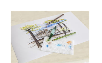 FABER-CASTELL Wassertankpinsel Water Brush