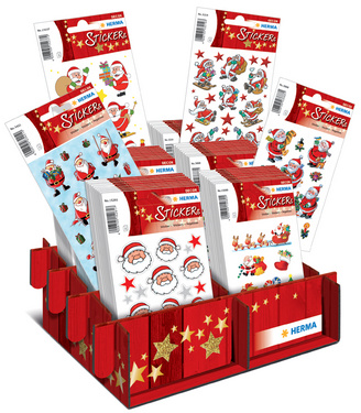 HERMA Weihnachts-Sticker DECOR Nikolaus & Co., Display