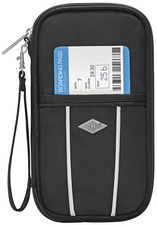 WEDO Reise-Organizer, aus Polyester, schwarz