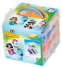 Hama Bügelperlen midi kleine Aufbewahrungsbox, gefüllt