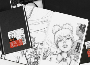 CANSON Skizzenbuch ARTBOOK ONE, DIN A6, 80 Blatt, schwarz