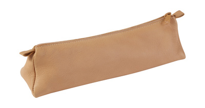 Clairefontaine Schlamper-Etui, rechteckig, Naturleder