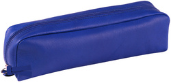 Clairefontaine Schlamper-Etui, rechteckig, Leder, orange