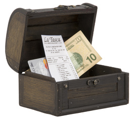 Securit Schatztruhe Treasure Antique, aus Spannholz