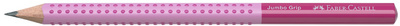 FABER-CASTELL Bleistift Jumbo GRIP TWO TONE, rot