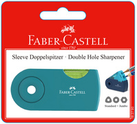 FABER-CASTELL Doppelspitzdose SLEEVE, farbig sortiert
