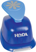 HEYDA Motivstanzer Herz, groß, Farbe: blau