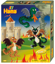 Hama Bügelperlen midi Drachen, Geschenkpackung