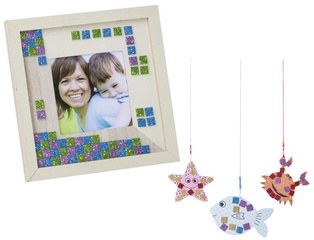 folia Moosgummi-Mosaik Basic, selbstklebend, 1.596 Teile