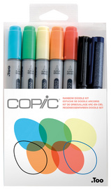 COPIC Marker ciao, 7er Set Doodle Kit Rainbow