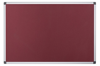 Bi-Office Filztafel, 1.200 x 900 mm, burgunderrot
