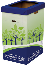 Fellowes BANKERS BOX Recycling-Behälter, groß, grün/blau
