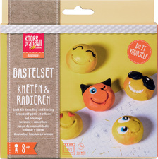 KNORR prandell Bastelset Kneten & Radieren Funny Animals
