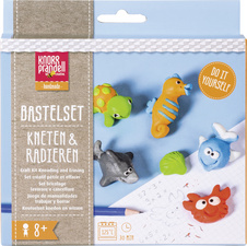 KNORR prandell Bastelset Kneten & Radieren Funny Animals