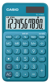 CASIO Taschenrechner SL-310UC-BU, blau