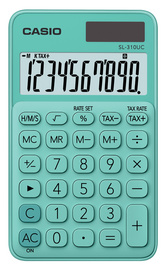 CASIO Taschenrechner SL-310UC-BU, blau