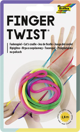 folia Fadenschnur FingerTwist, 160 cm, regenbogenfarben