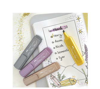 FABER-CASTELL Textmarker TEXTLINER 1546 Metallic, Display