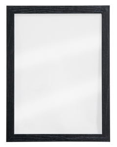 Securit Kreidetafel WOODY, aus Glas, Holz-Rahmen, schwarz
