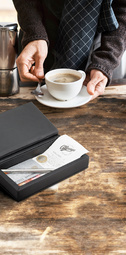 Securit Rechnungsmappenbox TRENDY, schwarz