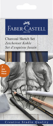FABER-CASTELL Zeichenset PITT, 7-teilig