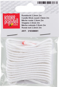 KNORR prandell Runddocht, Durchmesser: 3,0 mm, weiß