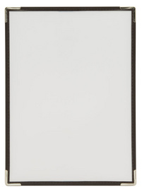 Securit Speisekarten-Mappe CRYSTAL, A4, für 2 Blatt