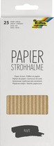 folia Papier-Trinkhalm BLACK, Länge: 200 mm