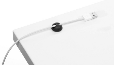 DURABLE Kabel-Clip CAVOLINE CLIP 1, 1 USB-Kabel, graphit