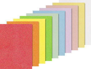 HEYDA Glitterkarton-Sortiment Iris, A4, 200 g/qm, 10 Blatt