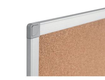 Bi-Office Korktafel AYDA, Aluminiumrahmen, 600 x 450 mm