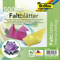 folia Faltblätter, 100 x 100 mm, 70 g/qm, 500 Blatt