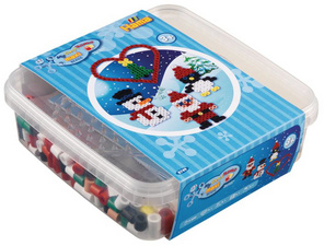 Hama Bügelperlen maxi + Stiftplatte Weihnachten, in Box